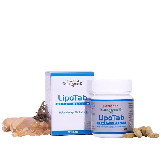 Hamdard Lipotab Tablet for Heart Health & Cholesterol Management